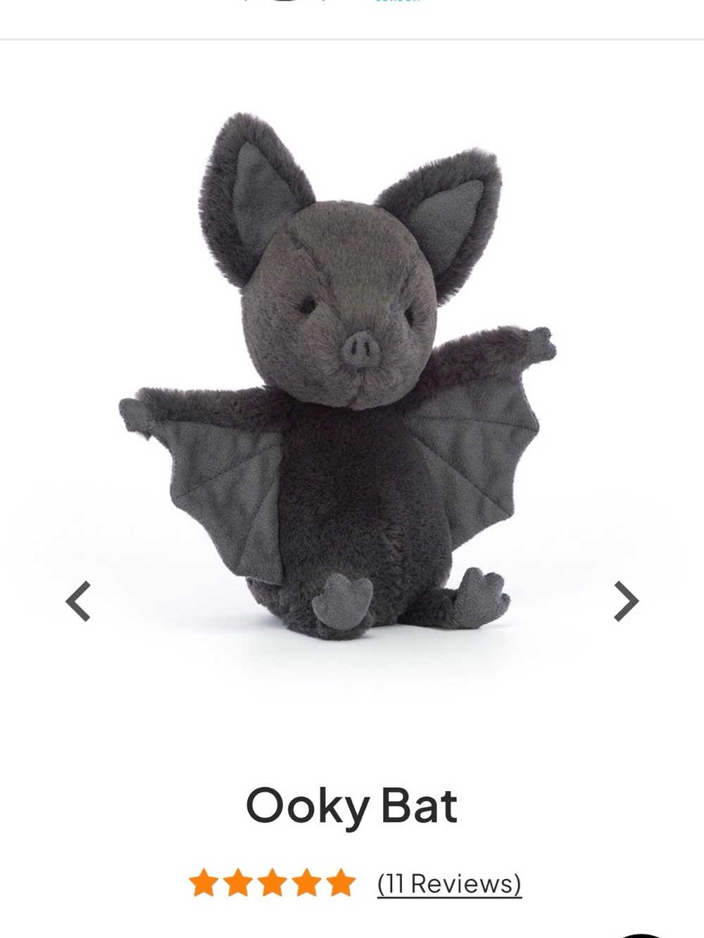 Jellycat I am Ooky Bat (retired) - Picture 6 of 6